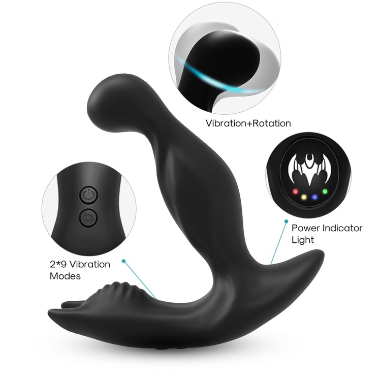 TOYBOY BAT KING Prostate Massager Rotating R-C Vibrator - Image 6