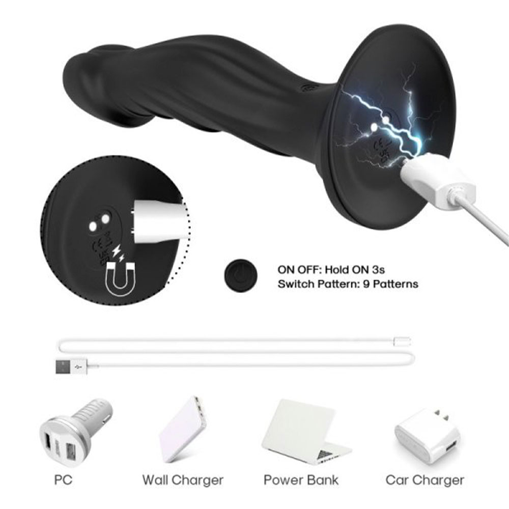 TOYBOY RUFUS remote controlled suctioned dildo vibrator - Image 7