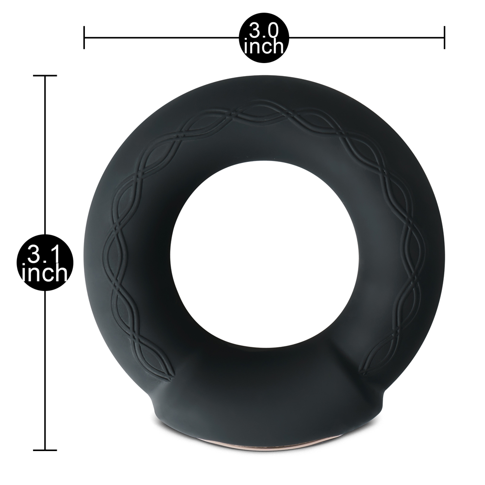 Silicone Rechargeable Vibrating Cock Ring Type II - Image 5