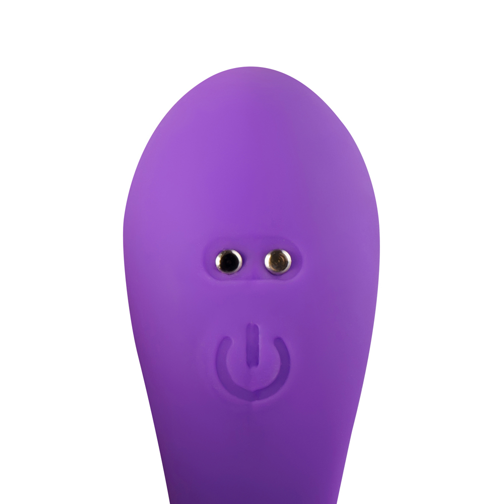 App and Remote controlled Couples Vibrator PURPLE - Image 3