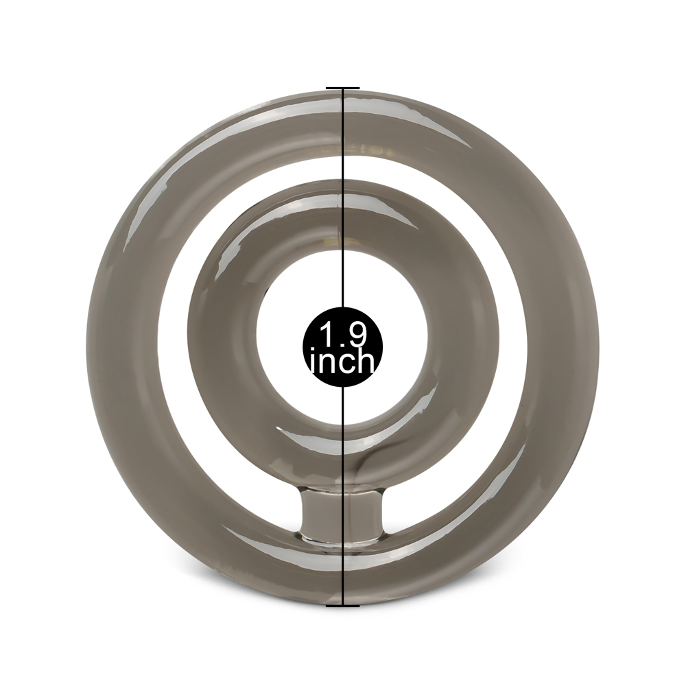 Dual Cock and Balls Ring CLEAR - Image 3