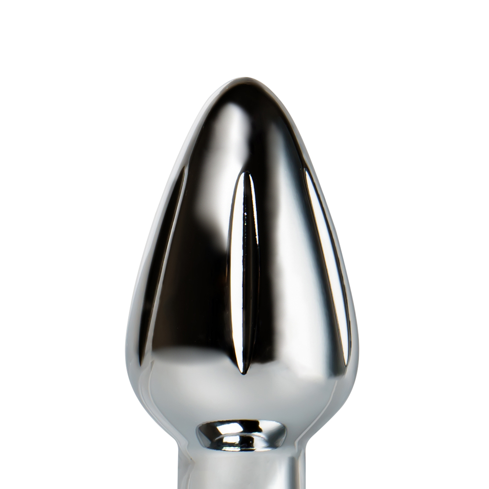Remote Controlled Metal Vibrating Butt Plug 5.5x2.7 cm - Image 4