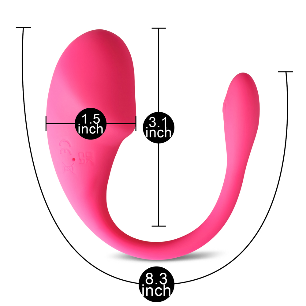 10 speed App and Remote controlled Vibrating egg PINK - Image 7