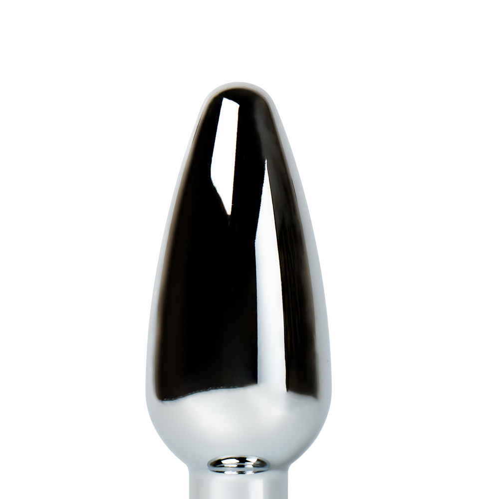 Remote Controlled Metal Vibrating Butt Plug 9.5x3.7 cm - Image 4