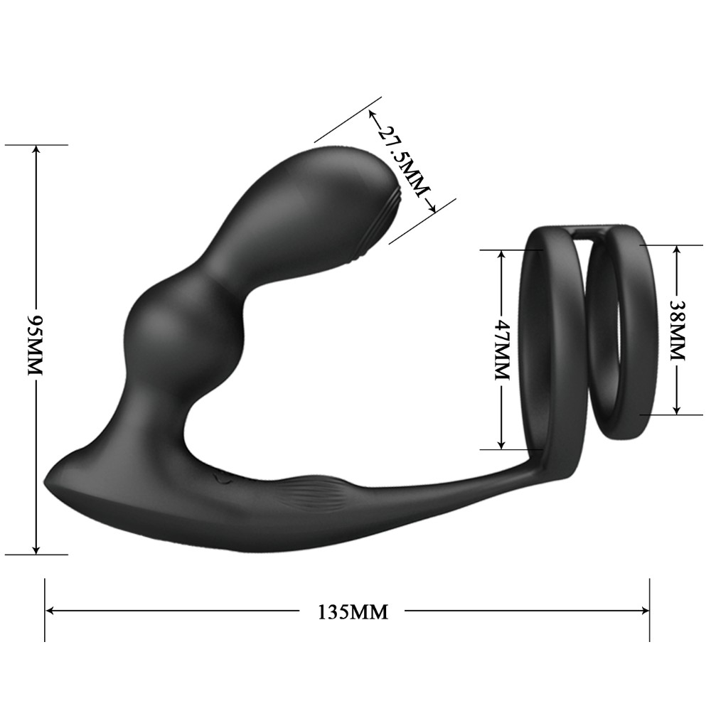 Pretty Love Marshall Cock Ring and Prostate Stimulator - Image 5