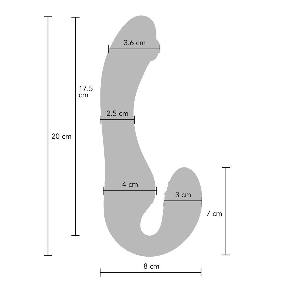 Strapless Strap-On Pulse Vibe PURPLE - Image 5