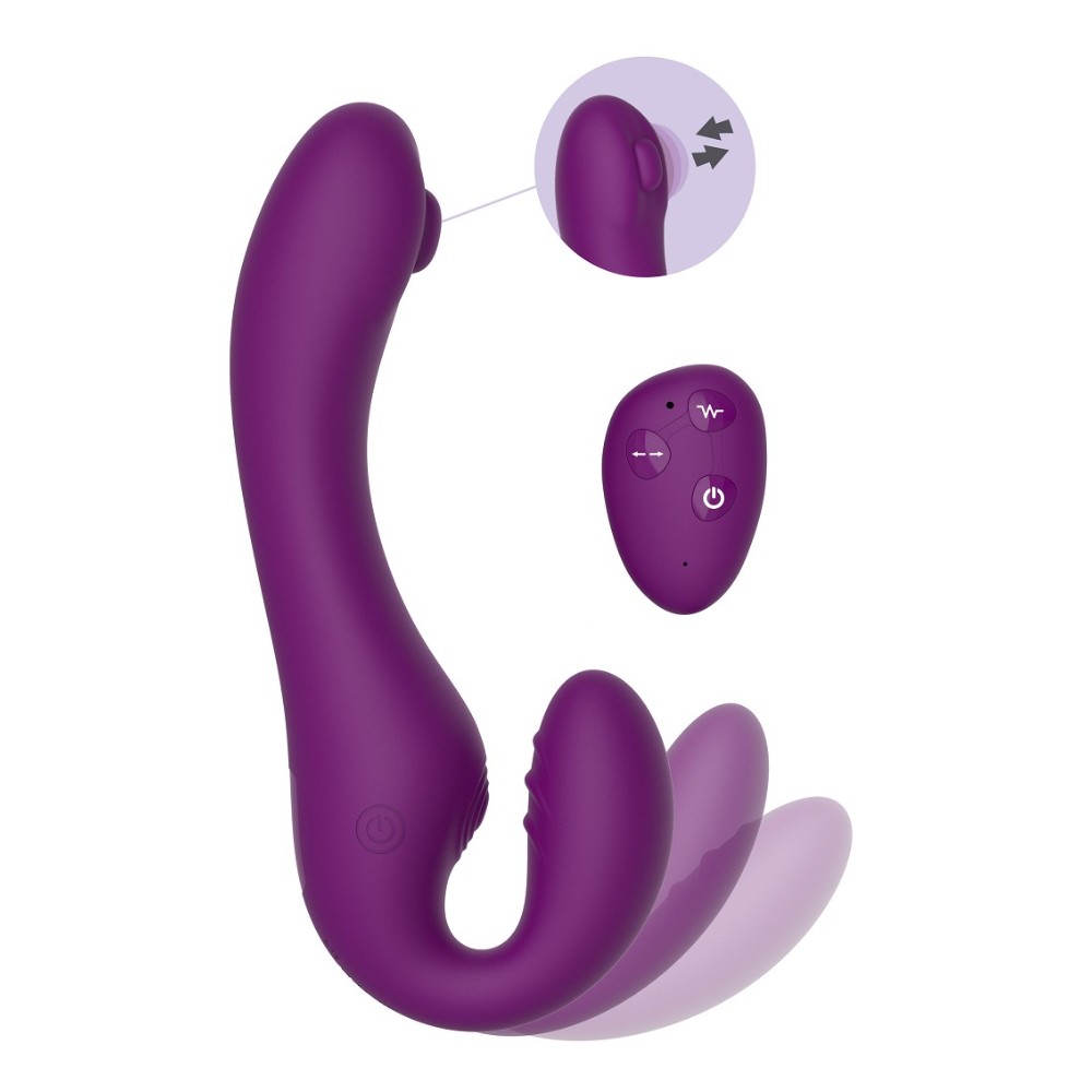 Strapless Strap-On Pulse Vibe PURPLE - Image 2