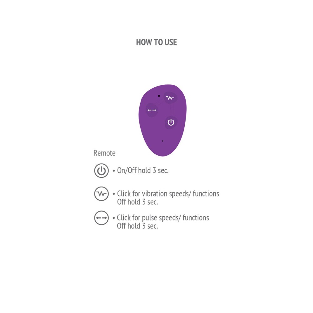 Strapless Strap-On Pulse Vibe PURPLE - Image 7