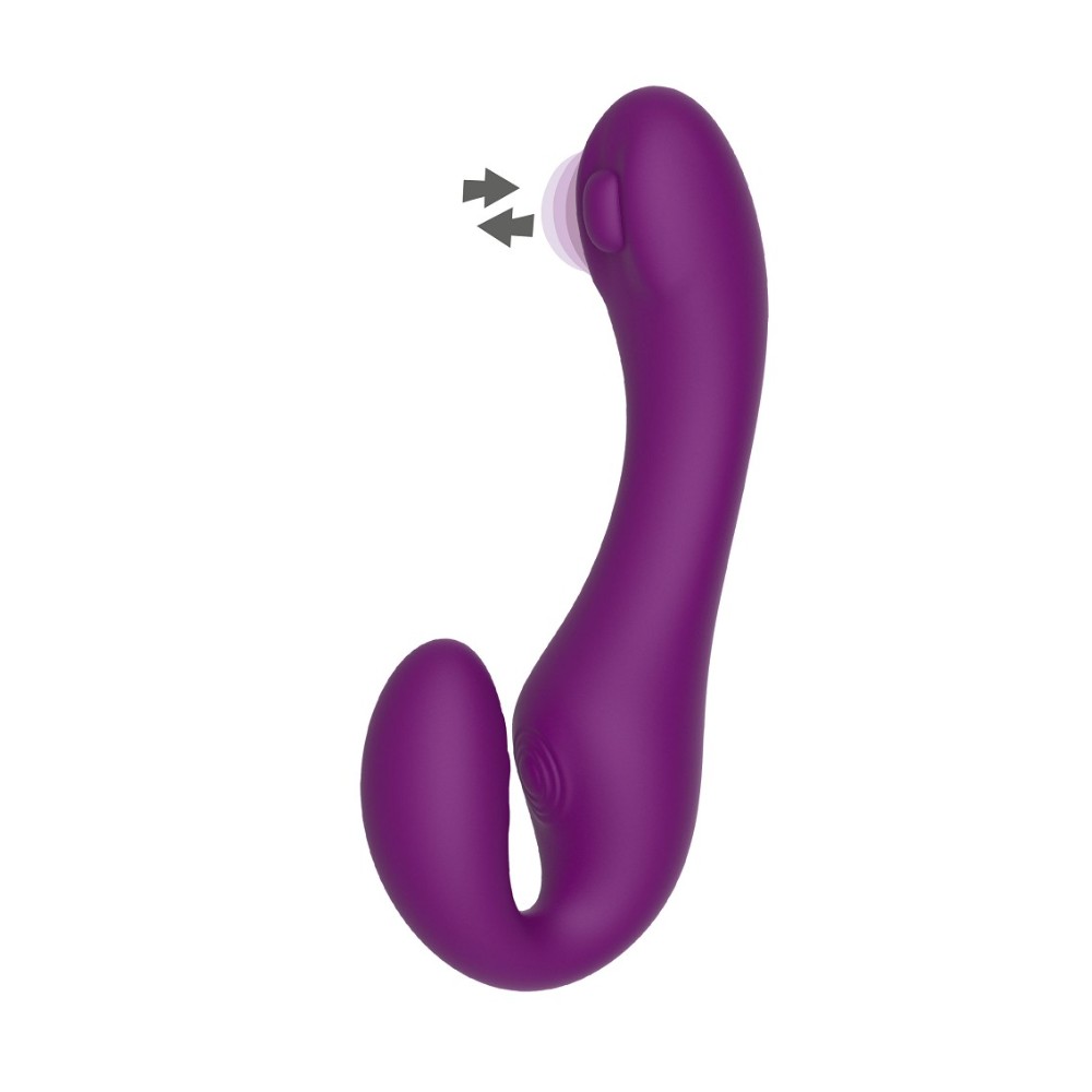 Strapless Strap-On Pulse Vibe PURPLE - Image 3