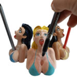Boobs in Bra Pen Holder