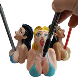 Boobs in Bra Pen Holder
