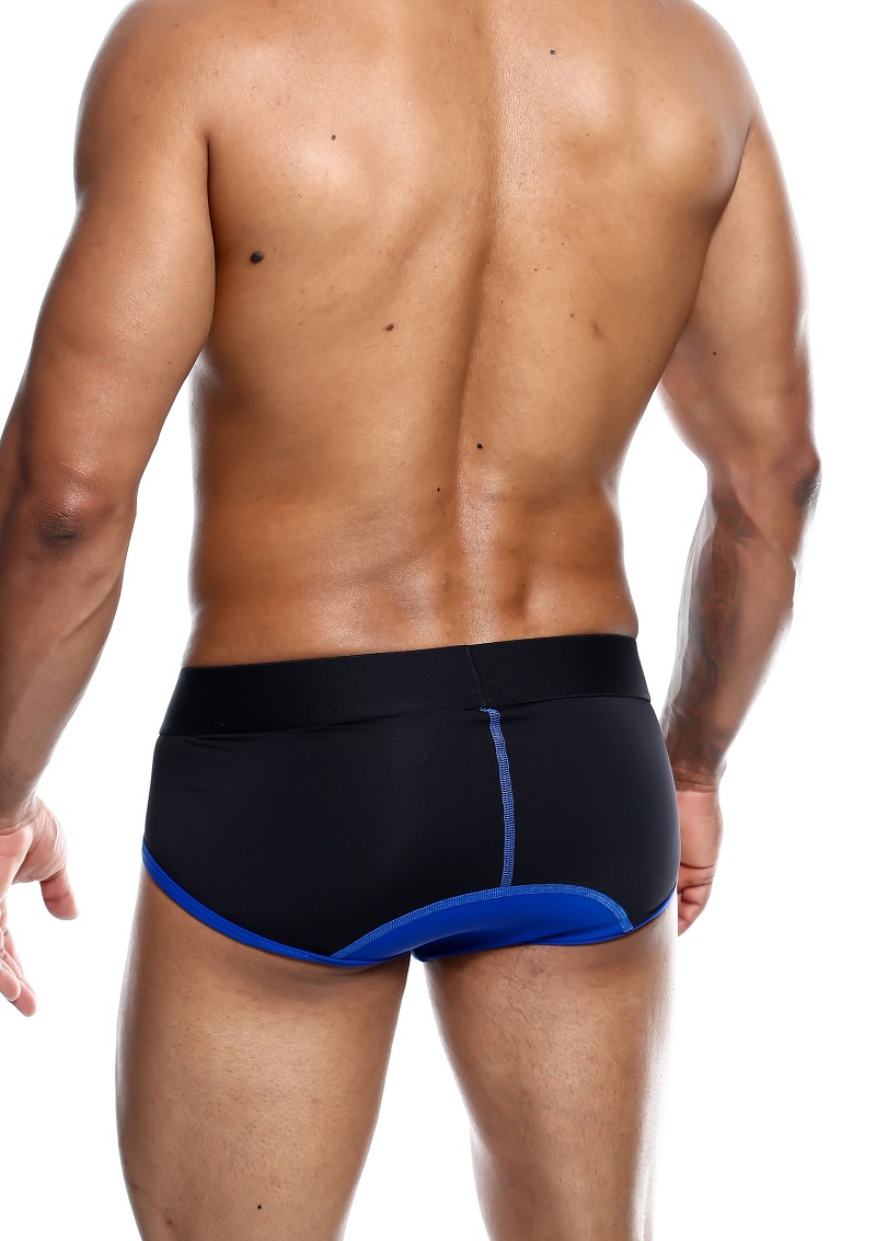 MaleBasics Neon Brief BLUE - Image 2