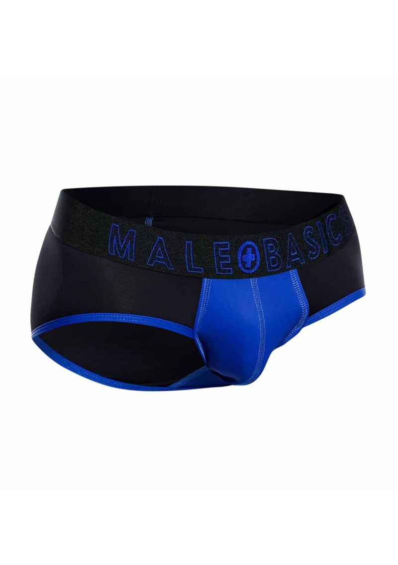 MaleBasics Neon Brief BLUE - Image 7