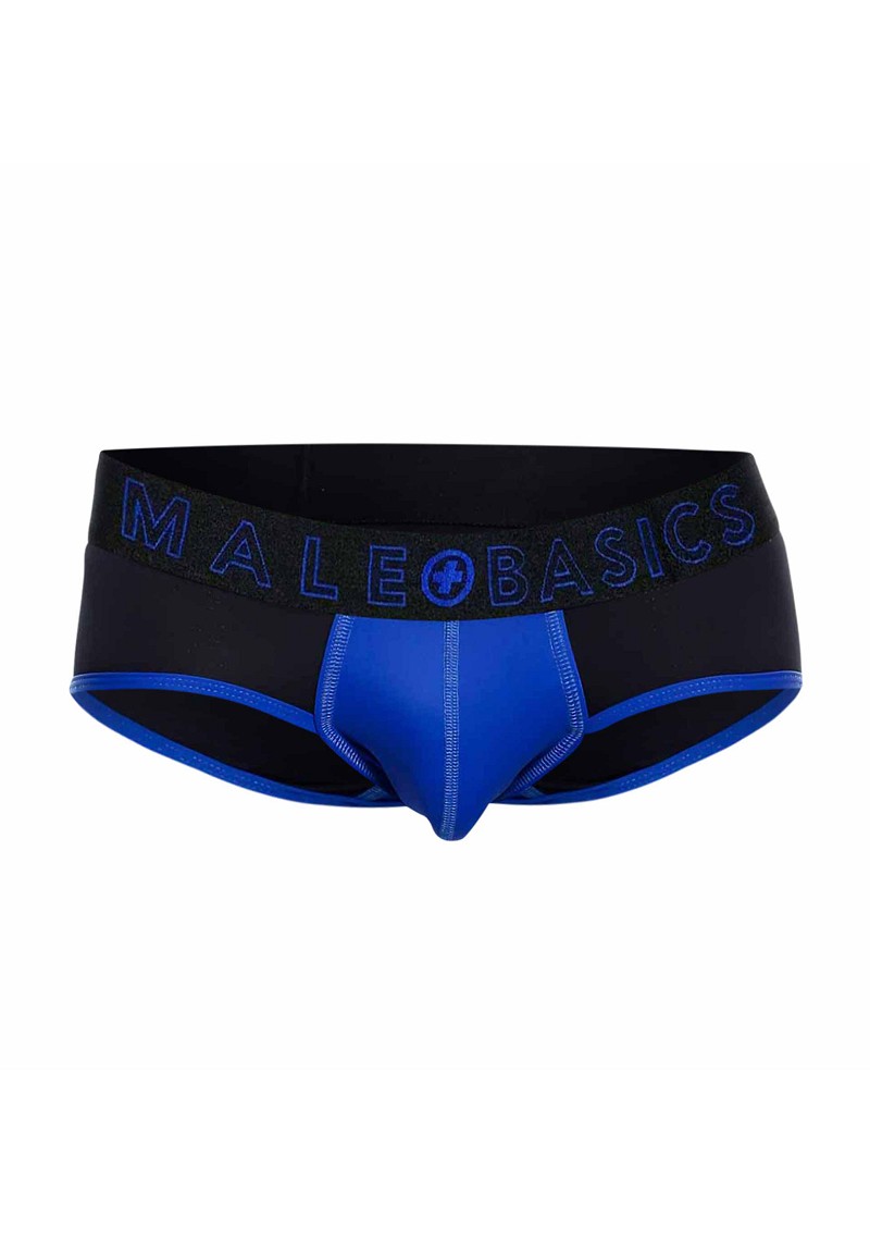 MaleBasics Neon Brief BLUE - Image 6