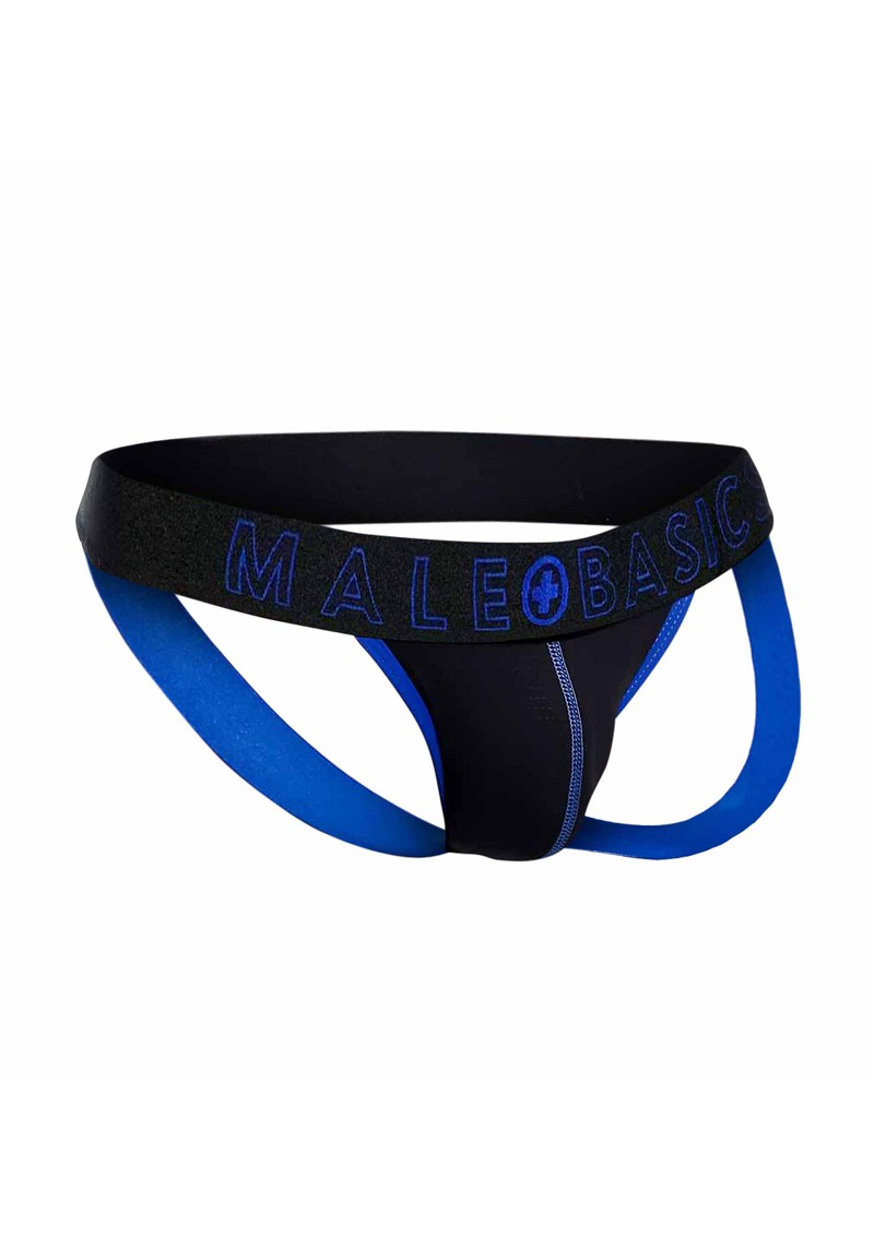 MaleBasics Neon Jock BLUE - Image 6