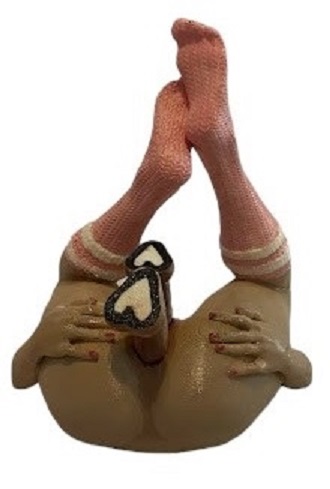 Butt Pussy Pink socks Pen Holder and Phone Stand - Image 3