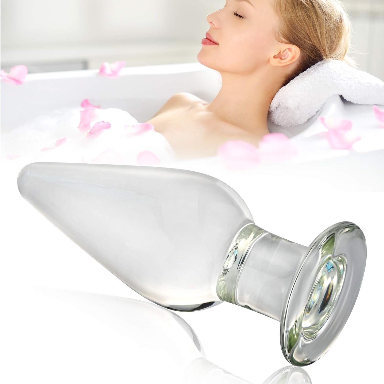 Naughty Toys small-medium glass Butt plug 9 X 4 - Image 4