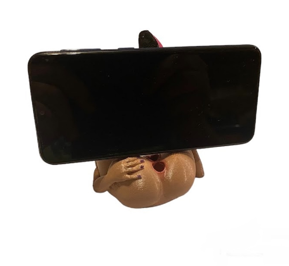 Butt Pussy Pink heels Pen Holder and Phone Stand - Image 2