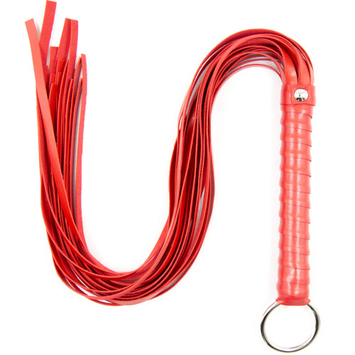 Naughty toys Red punishment flogger whip 65 cm - Image 3