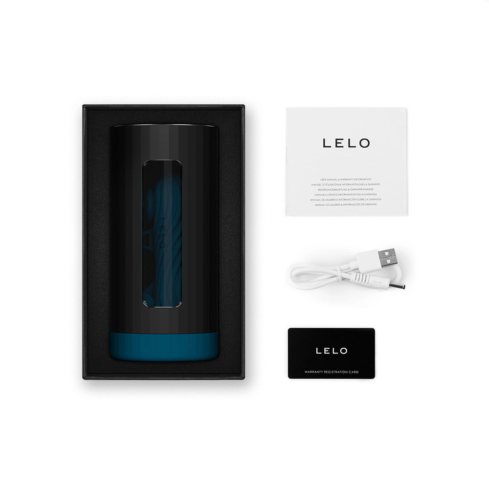 LELO F1s V3 Interactive Masturbator XL Blue - Image 4