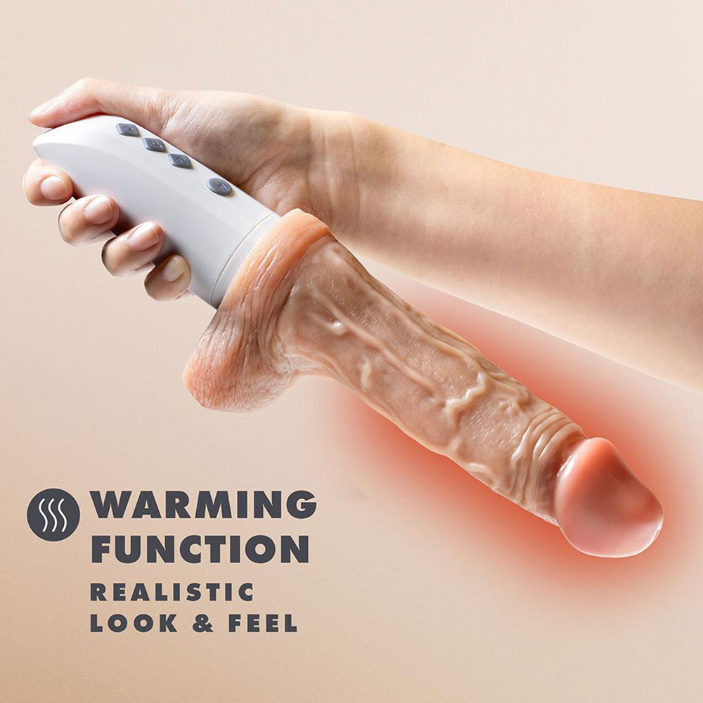 Dr Hammer Thrusting Dildo with Handle 17.7 x 4.4 cm BEIGE - Image 5