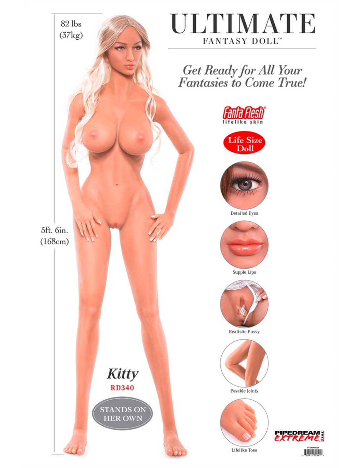 Extremely Realistic Life size Sex Doll KITTY - Image 6