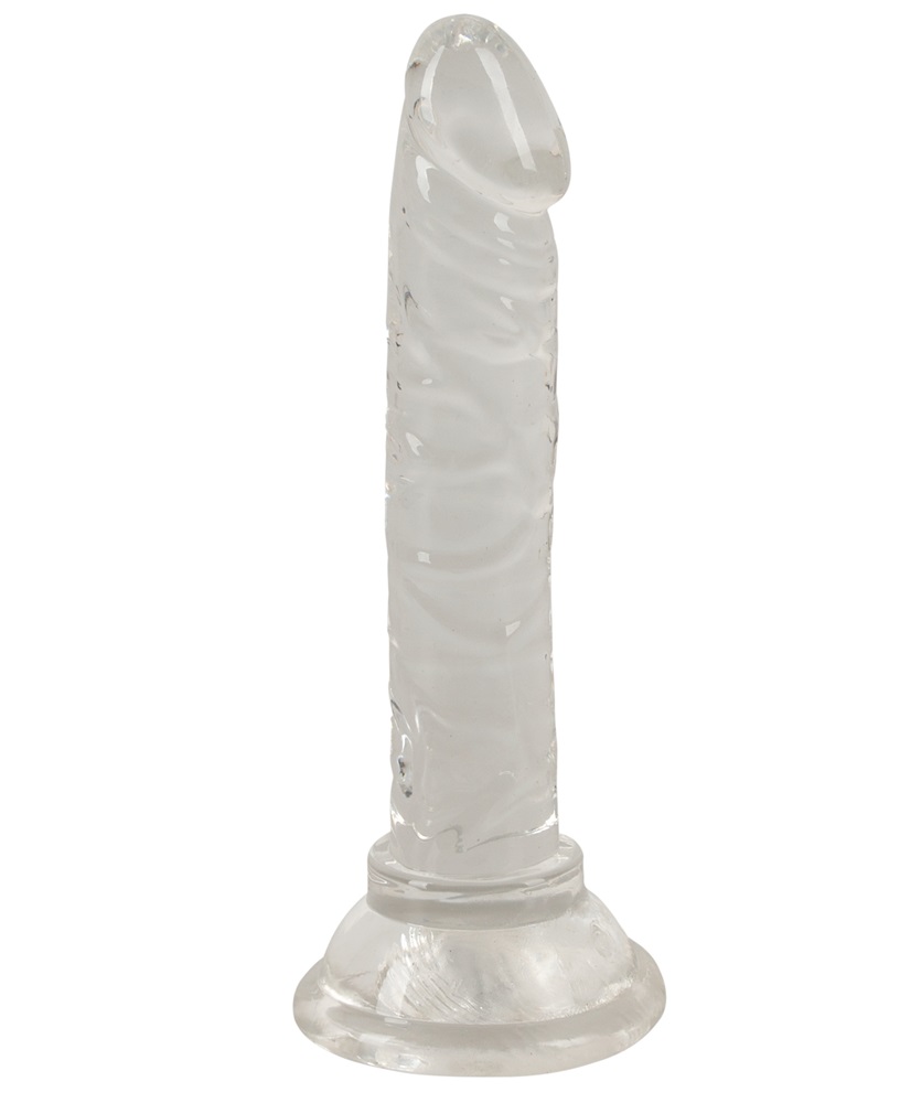 Magic Shiver realistic transparent suctioned dildo 15 x 2.5 cm - Image 3