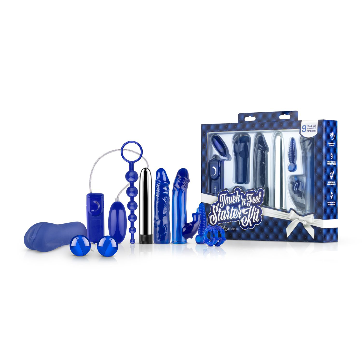 LOVEBOXXX Starter Kit Touch and Feel Blue - Image 4