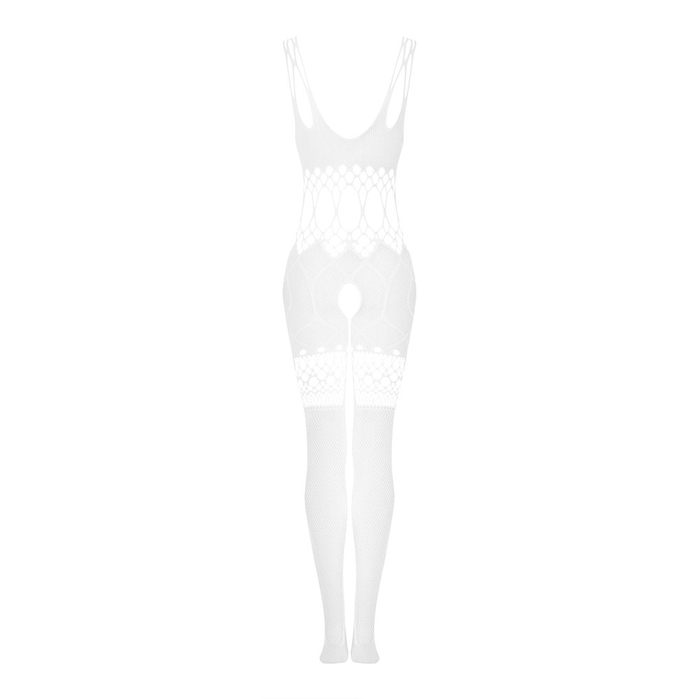 Obsessive G330 crotchless Bodystocking WHITE O/S - Image 4