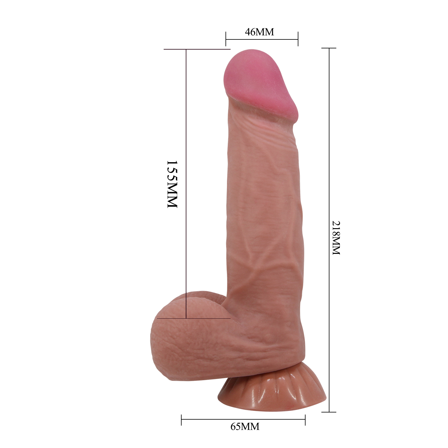 Pretty Love Sliding Skin Dildo 22cm - Image 6