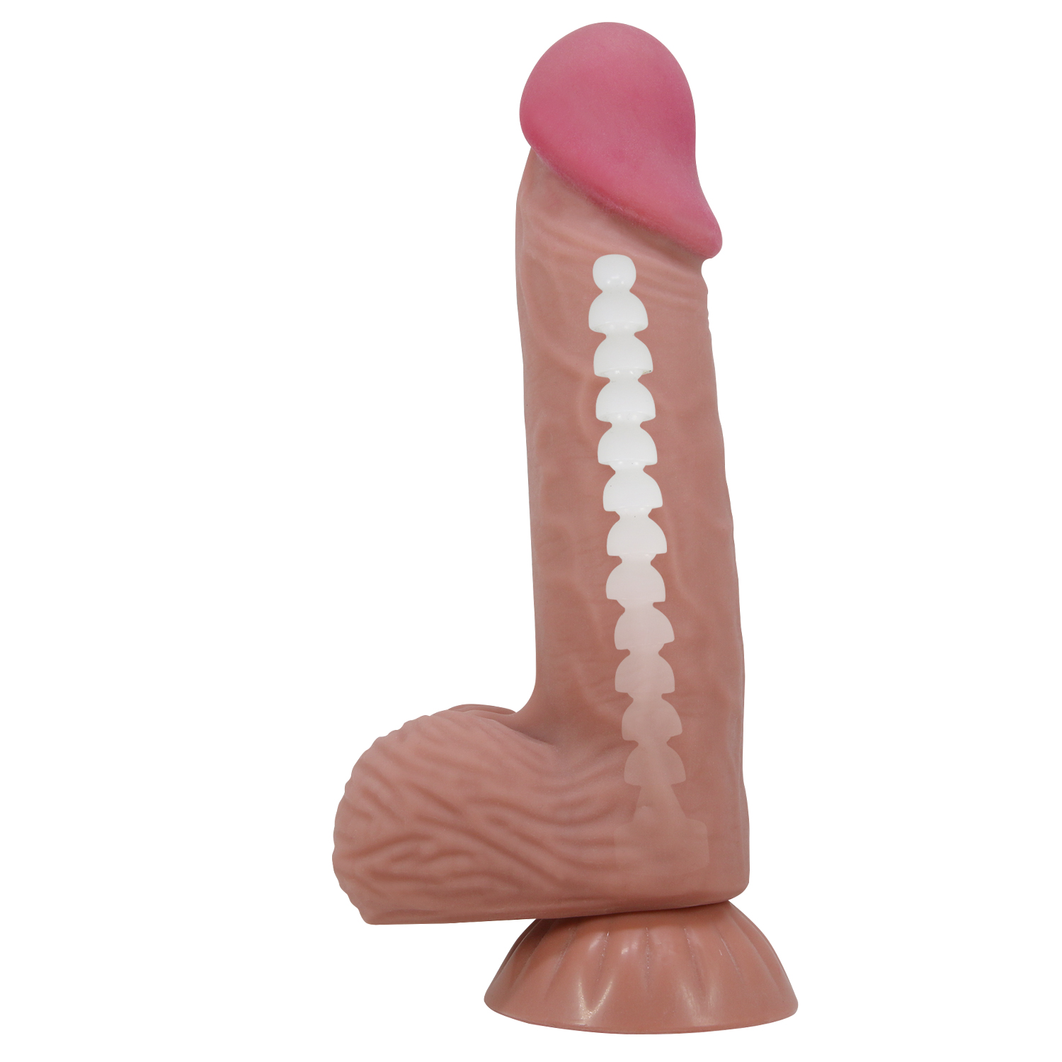 Pretty Love Sliding Skin suction base Dildo 20.6 x 4.4 cm BROWN - Image 3