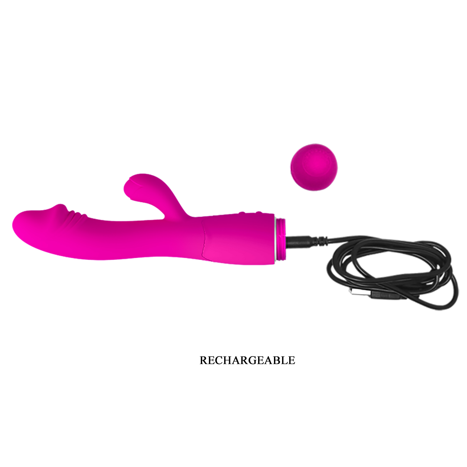 Pretty Love SNAPPY rechargeable Rabbit Vibrator 19 cm PINK - Image 4