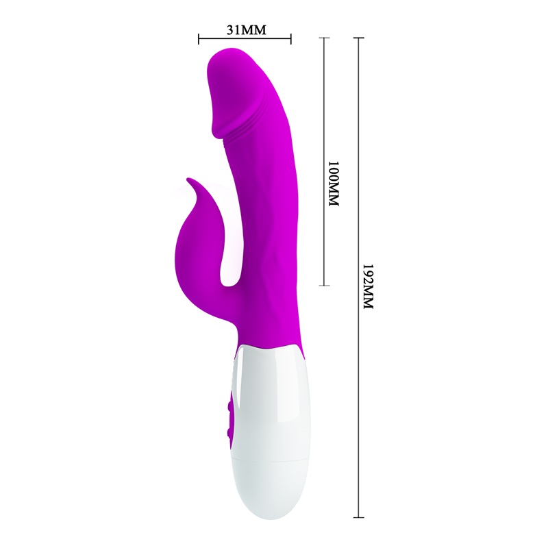 Pretty Love PETER Rabbit Vibrator 19.2 cm PURPLE - Image 2