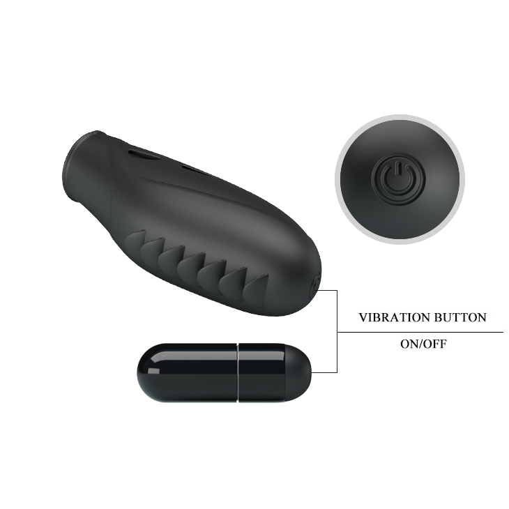 Pretty Love GILO Finger Vibrator 7.8 cm BLACK - Image 2