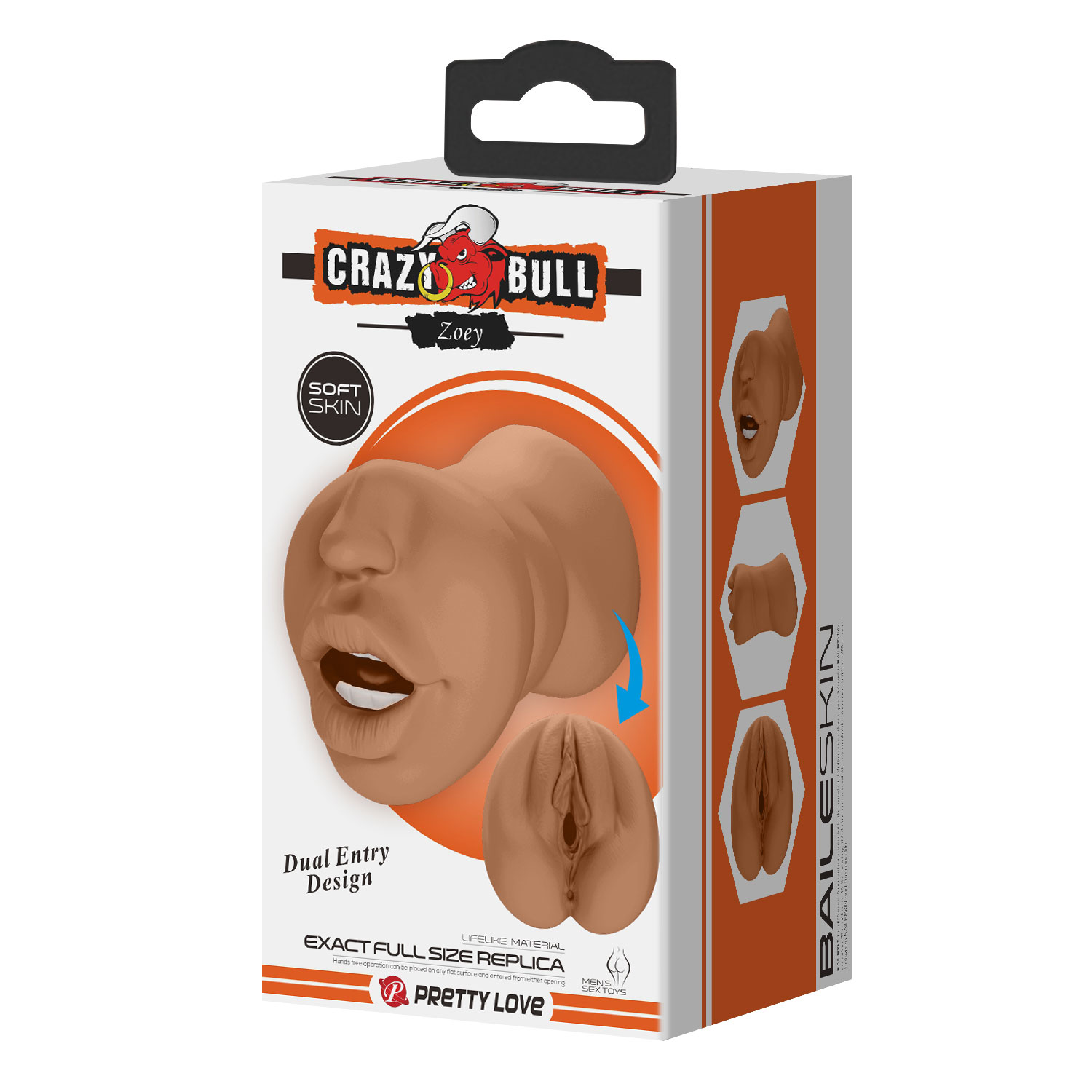 CRAZY BULL ZOEY handy double sided Pussy and Mouth stroker - Image 2