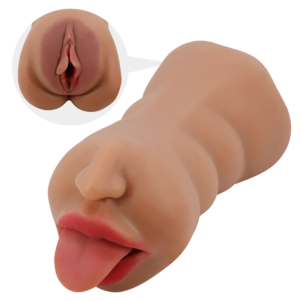 CRAZY BULL SARAH LATINA double sided Pussy and Mouth stroker - Image 2