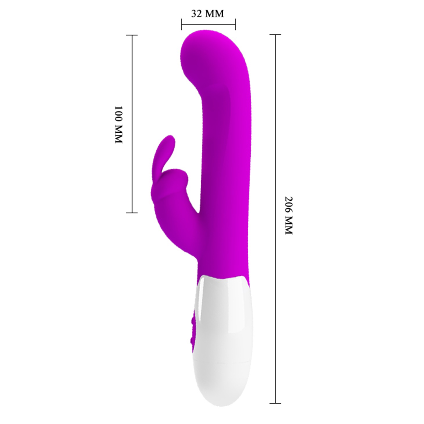 Pretty Love CENTAUR Rabbit Vibrator PURPLE - Image 6