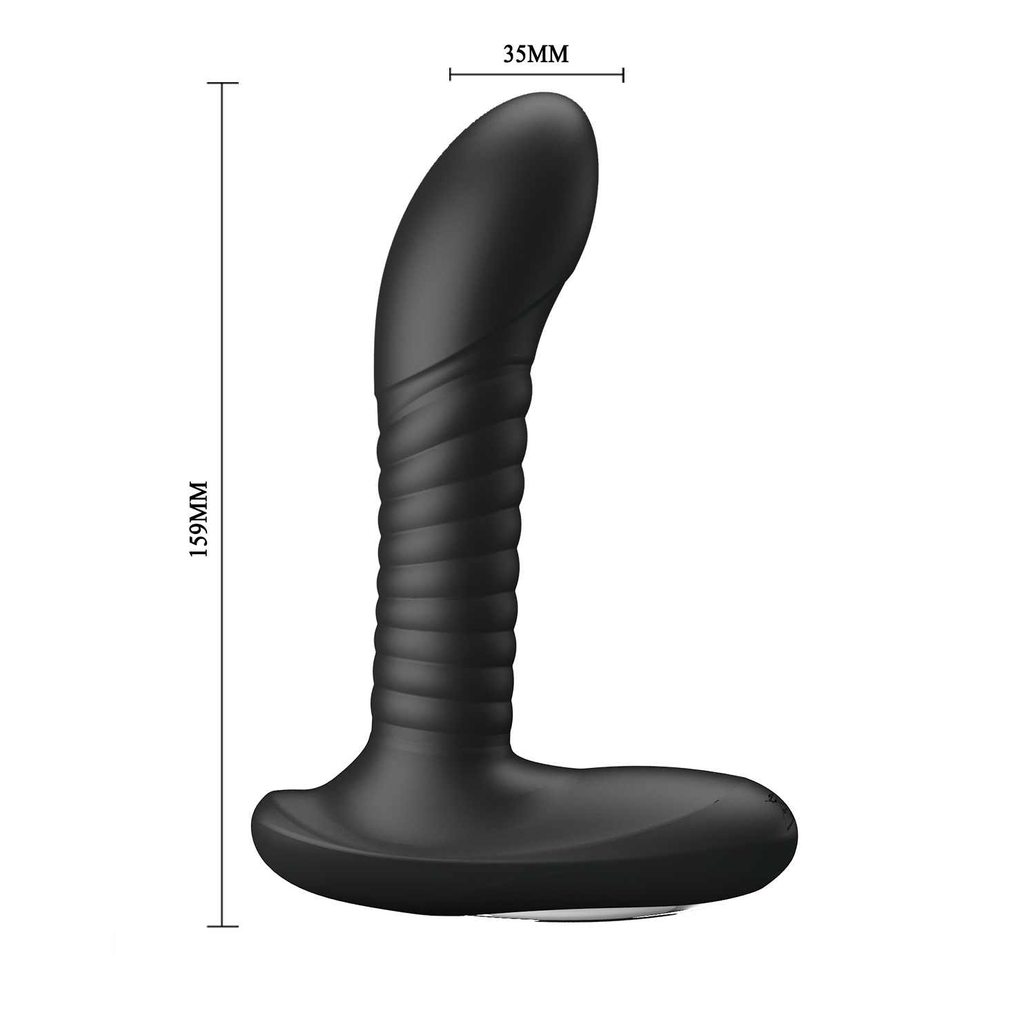 Pretty Love Merlin Anal vibrator with rotation functions BLACK - Image 5