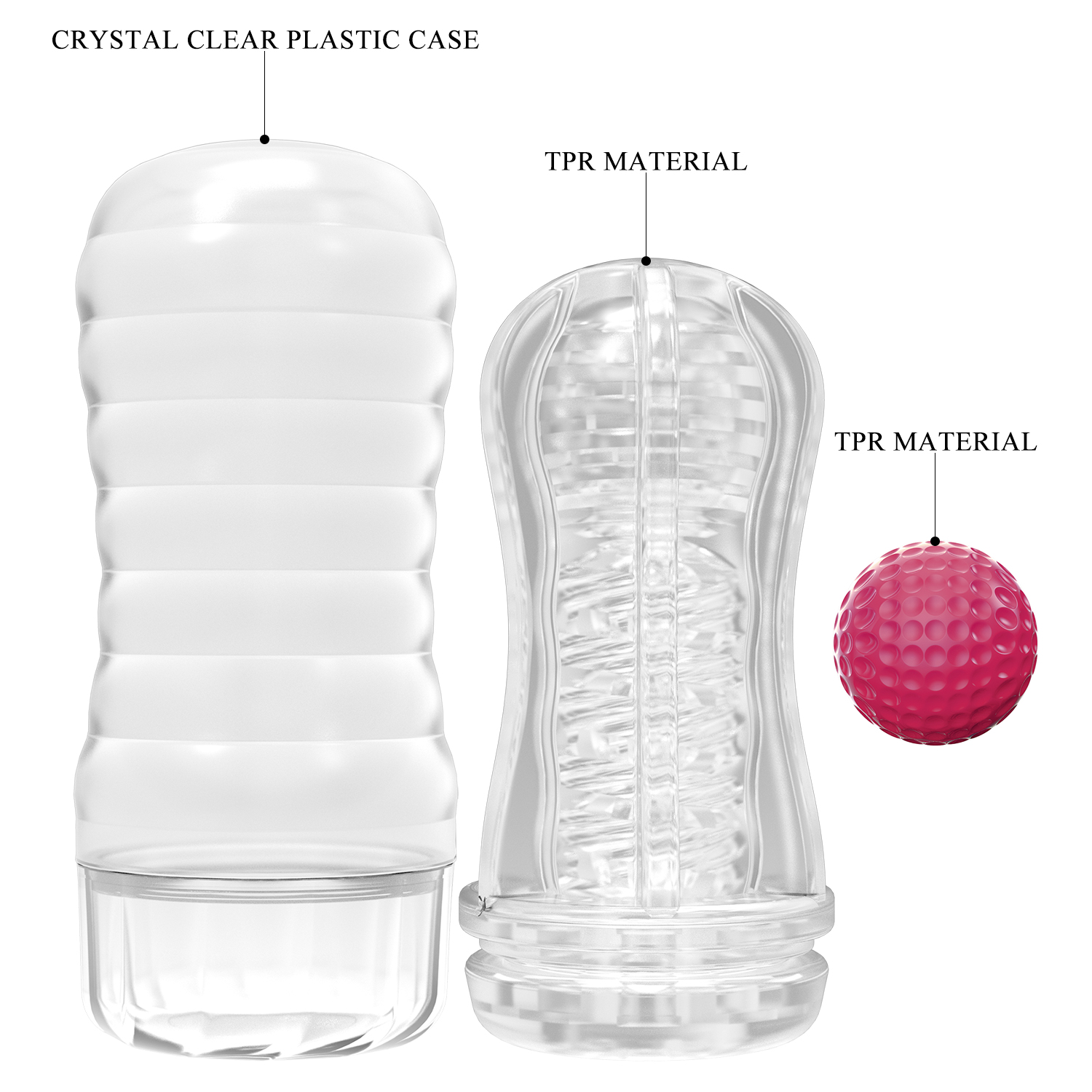 PRETTY LOVE BLACK HOLE male stroker vacuum cup - Image 2