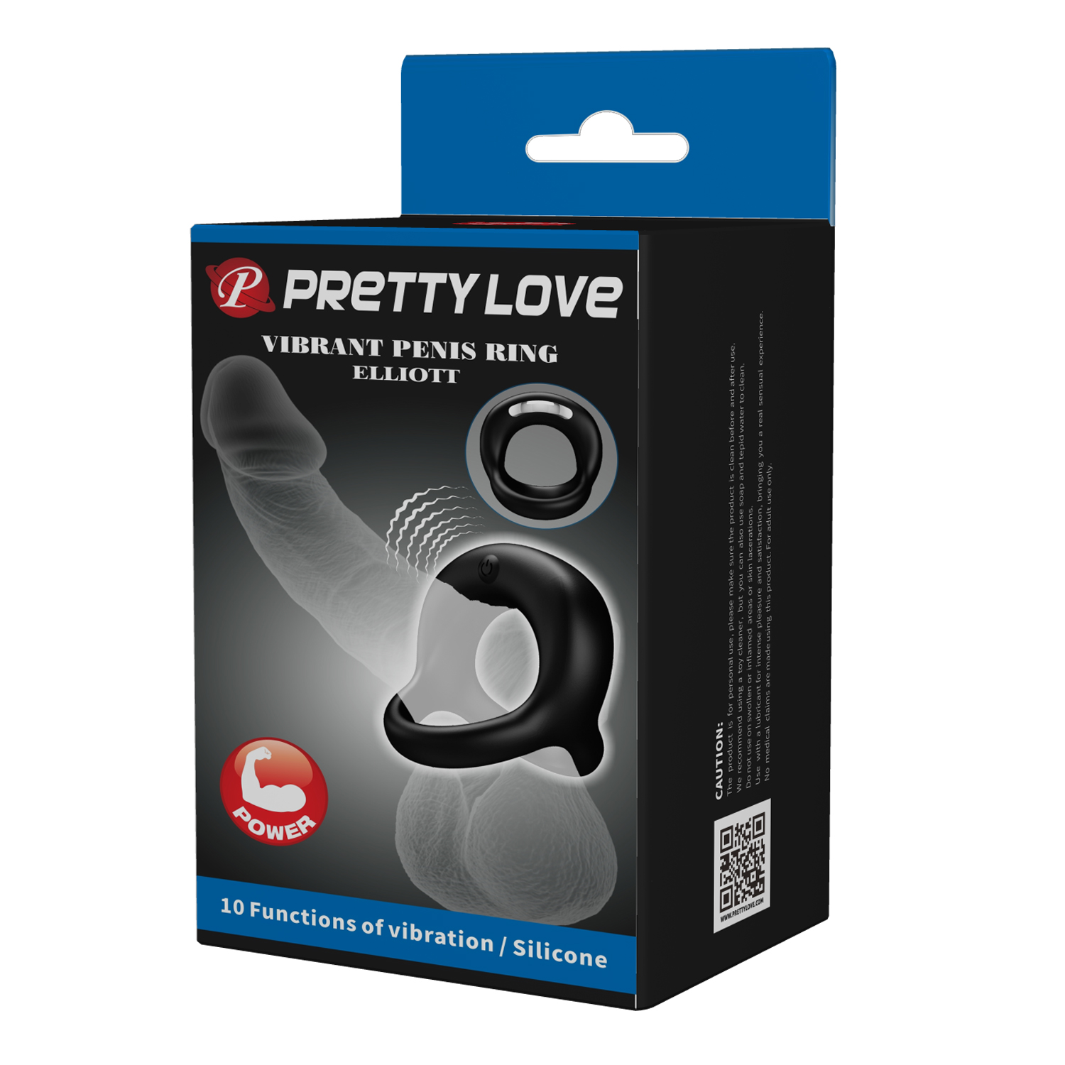 PRETTY LOVE ELLIOTT Cock and balls vibrating double ring - Image 7