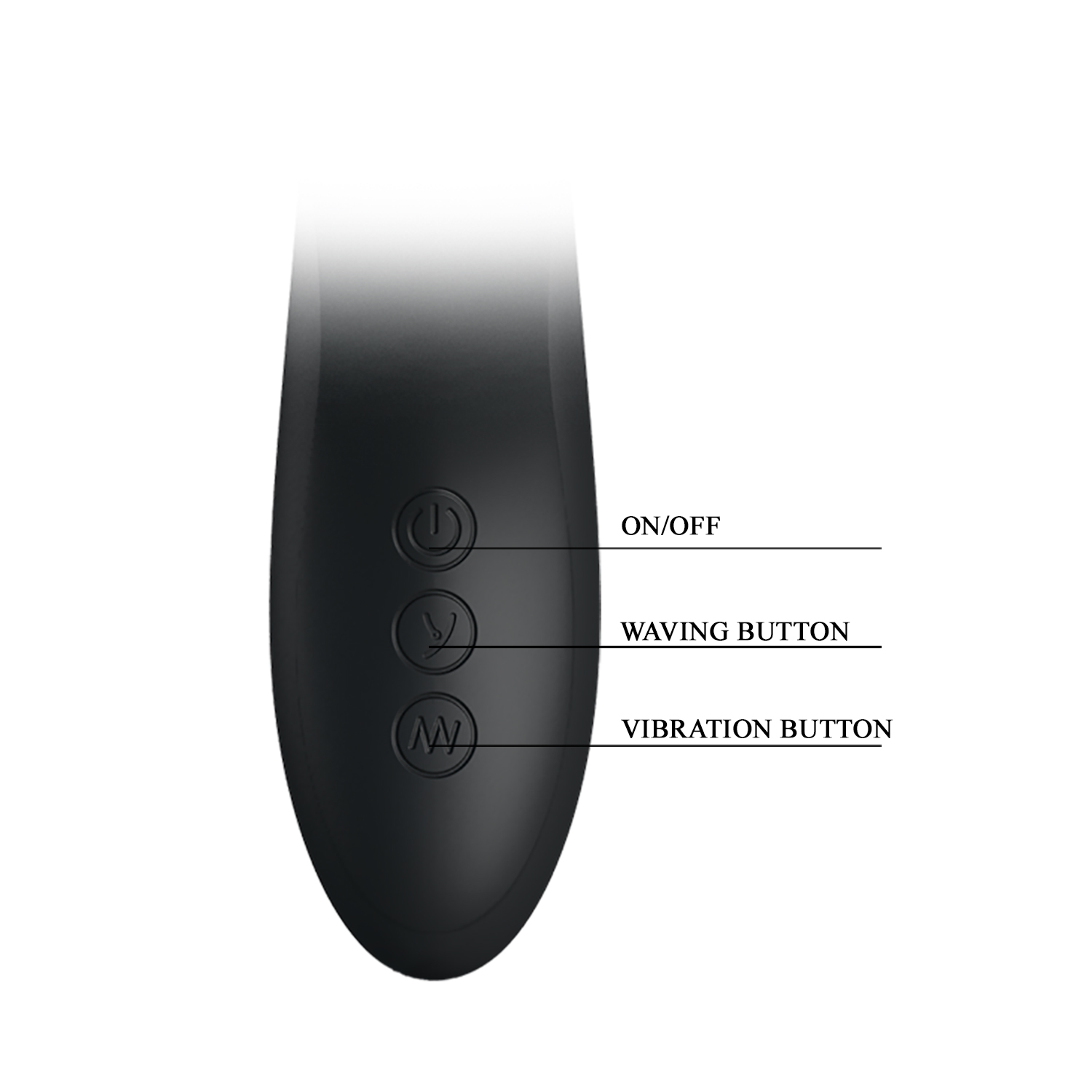 Pretty Love DYLAN Rabbit Vibrator BLACK - Image 7