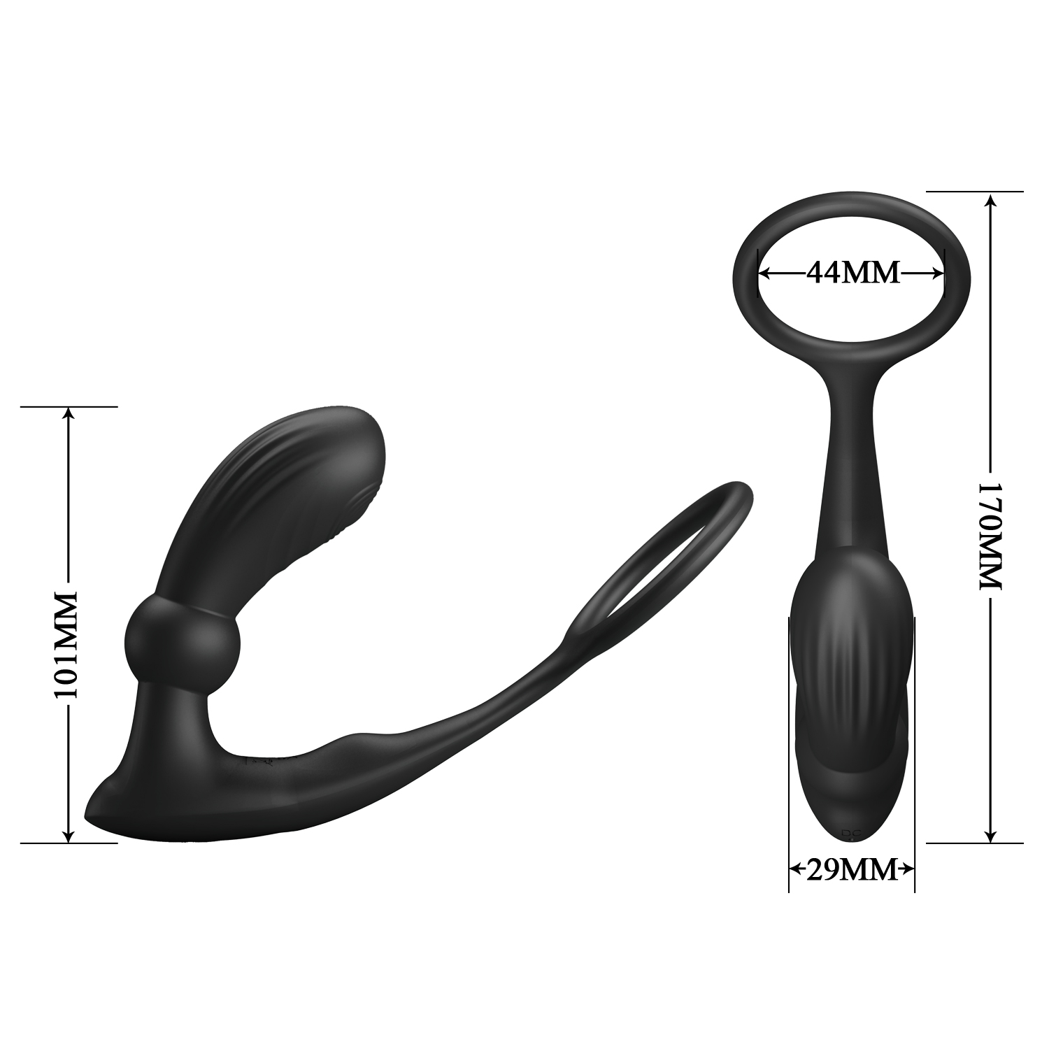 PRETTY LOVE WARREN R-C vibrating pulsating plug with ring - Image 2