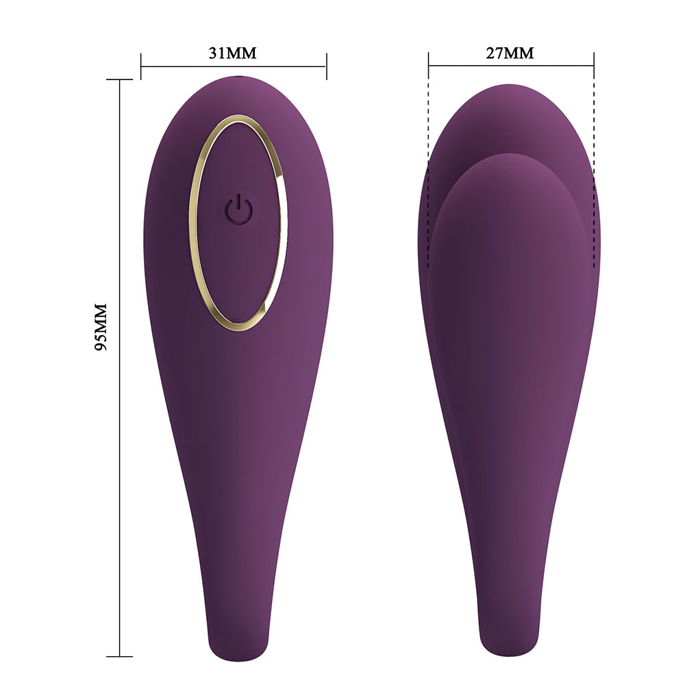 Pretty Love AUGUST App Controlled Couples Vibrator PURPLE - Image 4