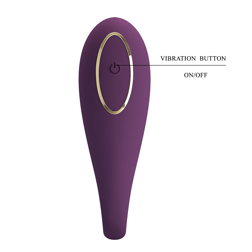 Pretty Love AUGUST App Controlled Couples Vibrator PURPLE - Image 5