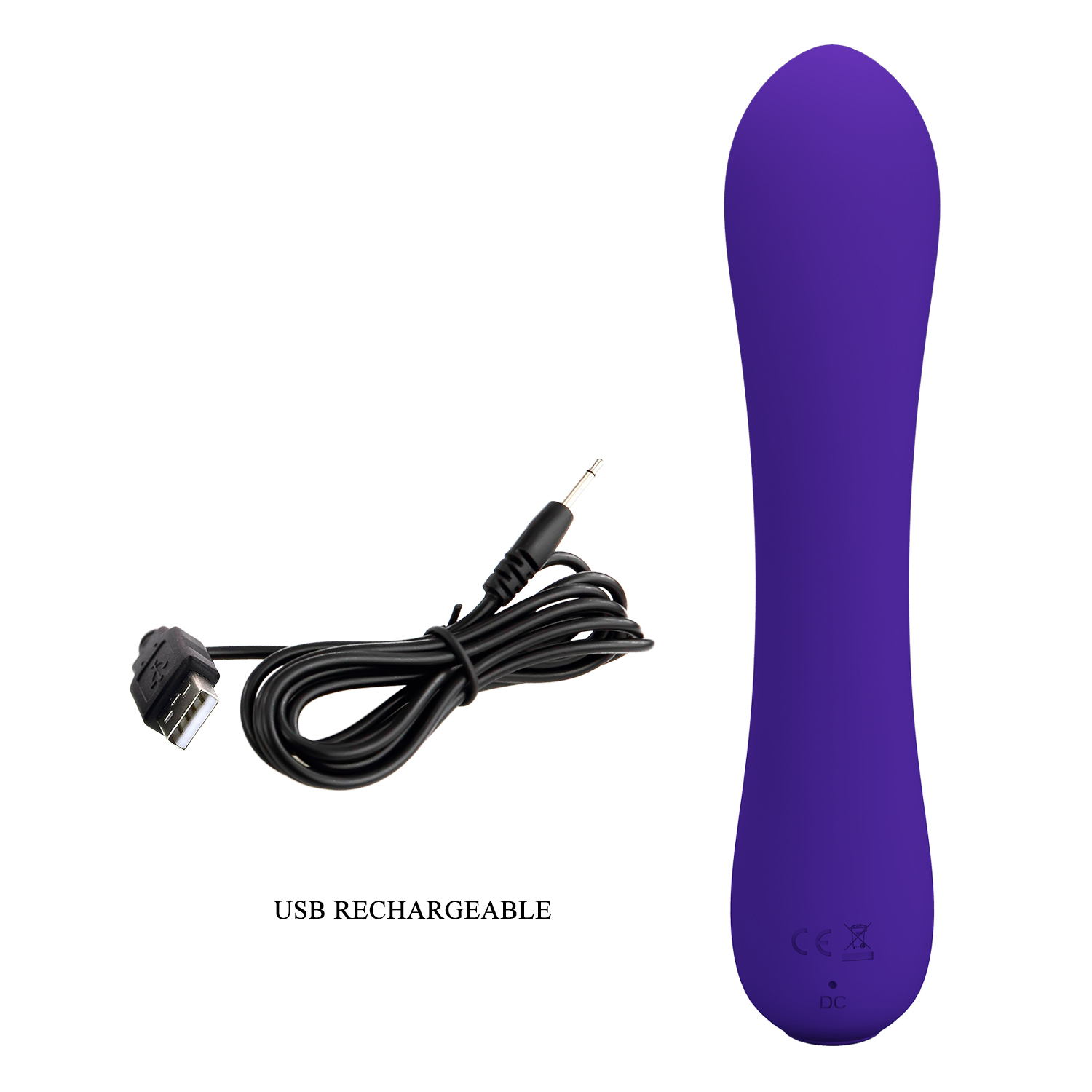 PRETTY LOVE MATT Rechargeable Vibrator BLUE - Image 5