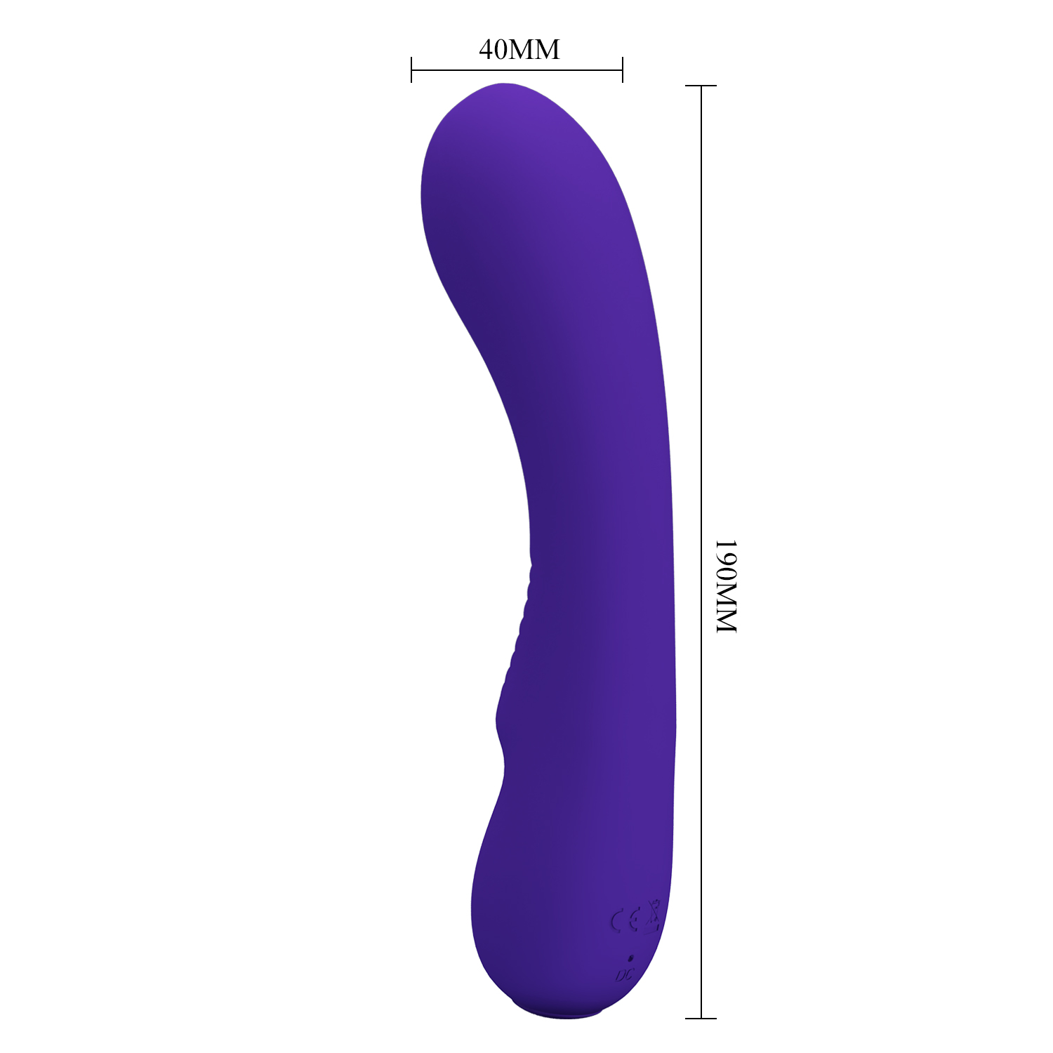 PRETTY LOVE MATT Rechargeable Vibrator BLUE - Image 3