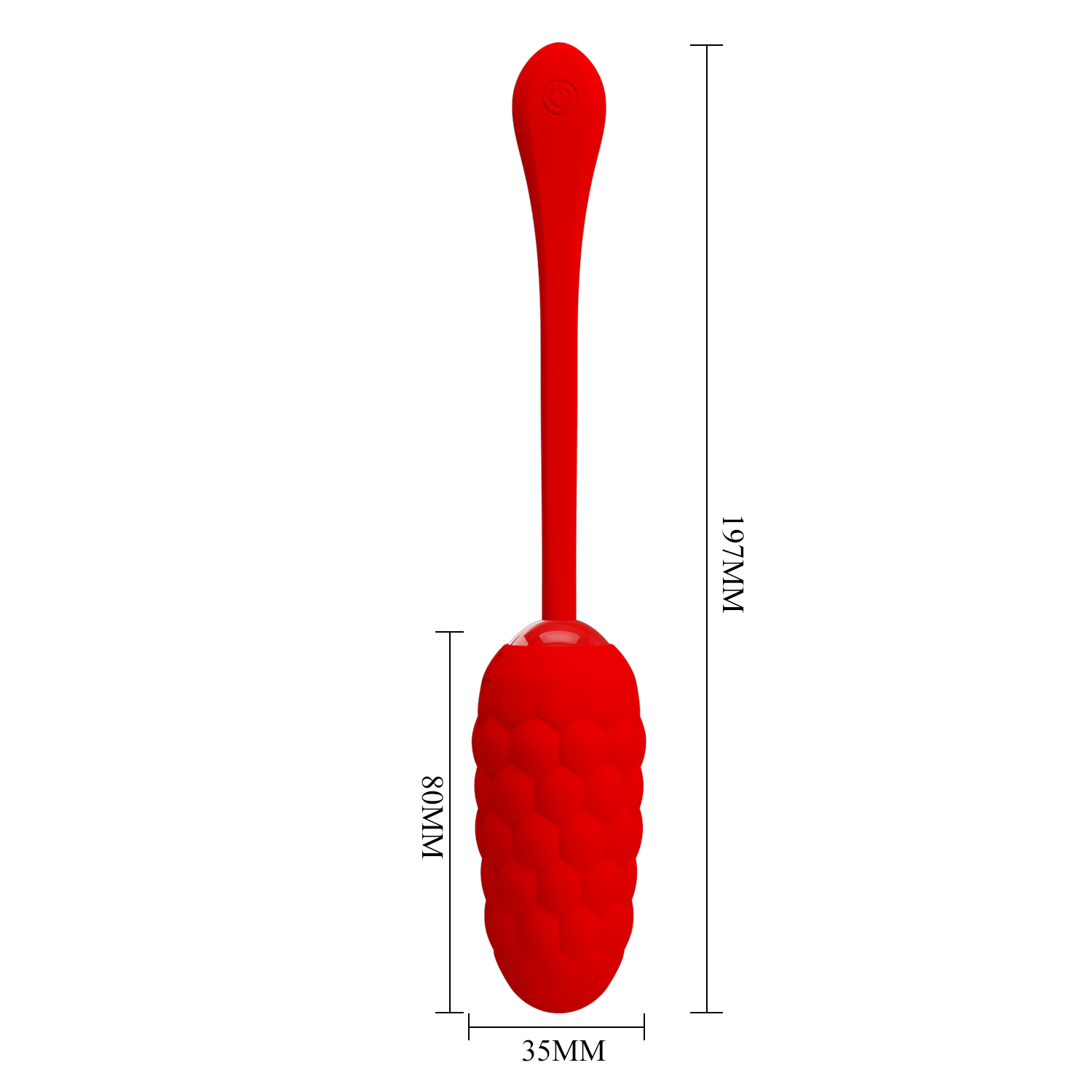 Pretty Love MARINA Egg Vibrator RED - Image 3