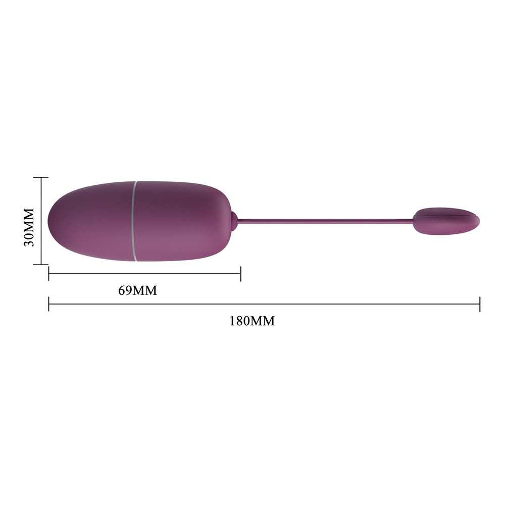 Pretty Love NYMPH App Controlled Egg Vibrator PURPLE - Image 3