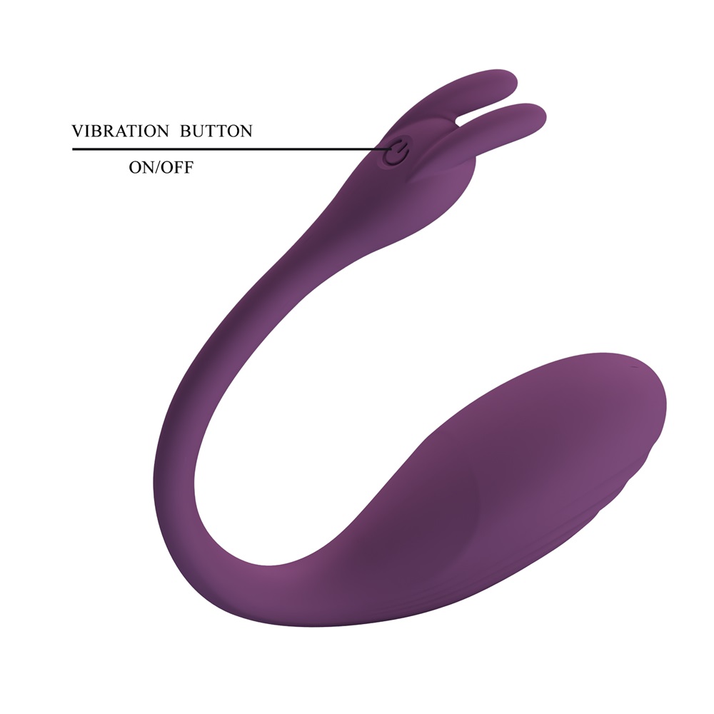 PRETTY LOVE Catalina Vibrating Egg with APP Purple - Image 5