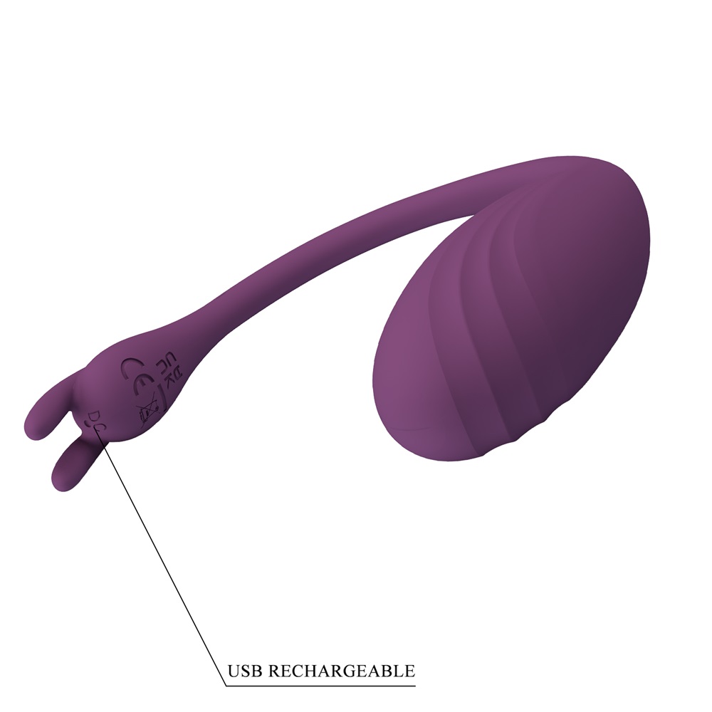 PRETTY LOVE Catalina Vibrating Egg with APP Purple - Image 7